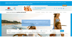Desktop Screenshot of campingstarragona.es